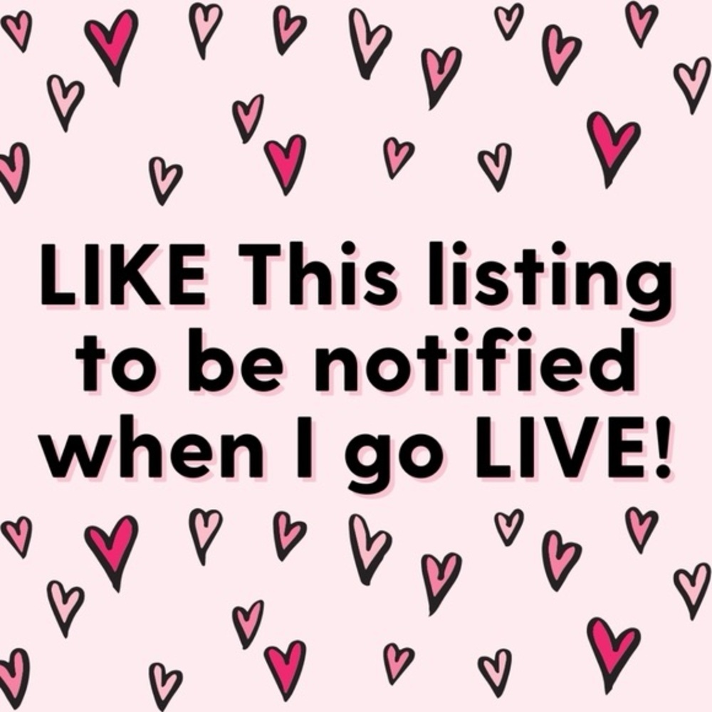 Live Show Notifications - Like this Listing